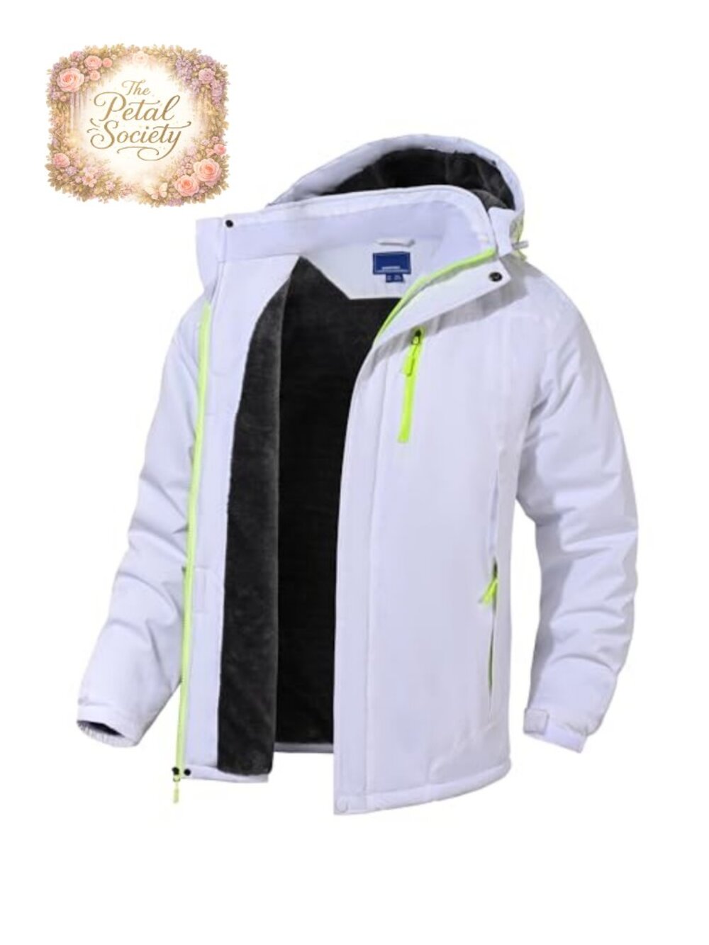 Waterproof Windproof Ski Snow Jacket Fleece Lined Winter Coat Men